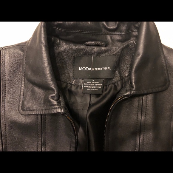 Moda International leather jacket - Picture 2 of 8